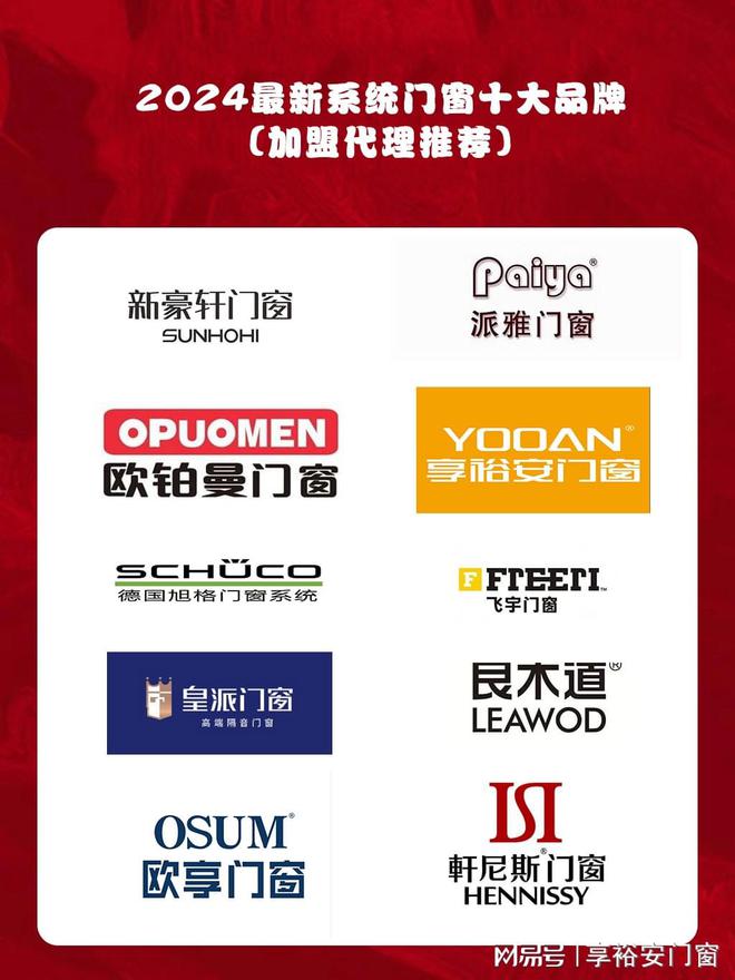 2024门窗加盟开店选断桥铝门窗十大品牌(图1) 2024门窗加盟开店选断桥铝门窗十大品牌(图1)